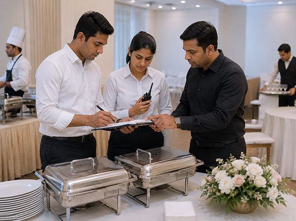 Dedicated catering support by Samaanvii Food Services